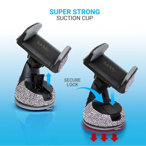 Bling Car mount_Charger_purse hooks_ Nicole Miller_ Bundle_car Accessory Set - Picture 3 of 4